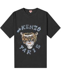 KENZO - Drawn Varsity Oversize T-Shirt - Lyst