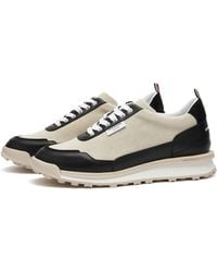 Thom Browne - Cotton Canvas Alumni Sneakers - Lyst