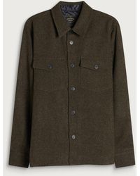 Portuguese Flannel - Wool Field Tweed Overshirt - Lyst