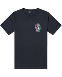 Paul Smith - Stripe Skull T-Shirt - Lyst