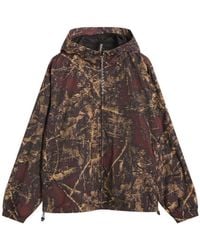 No Problemo - Forest Glitch Nylon Jacket - Lyst