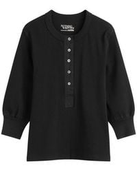 NOTHING WRITTEN - Vintage Button T-Shirt - Lyst