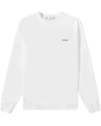 off white long sleeve white