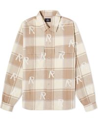 Represent - All Over Initial Flannel Shirt - Lyst