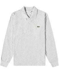 Lacoste - Long Sleeve Classic Pique Polo Shirt - Lyst