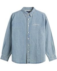 thisisneverthat - Washed Denim Shirt - Lyst