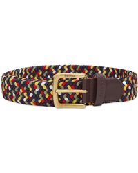 Barbour - Tartan Coloured Stretch Belt Gift Box - Lyst
