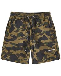 A Bathing Ape - 1St Camo Nylon Beach Short - Lyst