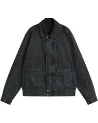 Dries Van Noten - Heavy Weight Denim Washed Jacket - Lyst