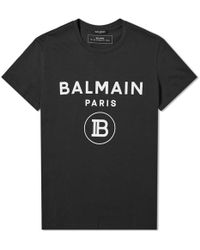 Balmain Paris Logo Tee - Black
