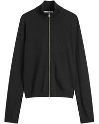 Acne Studios - Kungo Merino Zip Through Jumper - Lyst