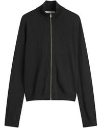 Acne Studios - Kungo Merino Zip Through Jumper - Lyst