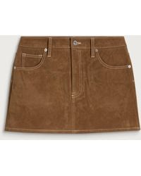 GOOD AMERICAN - Better Than Suede Mini Skirt - Lyst