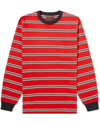 Beams Plus - Long Sleeve Multi Stripe Pocket T-Shirt - Lyst
