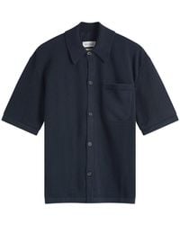 Oliver Spencer - Short Sleeve Mawes Knited Shirt - Lyst