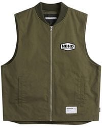 Neighborhood Padded Work Vest in Blue for Men | Lyst UK