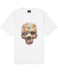 Paul Smith - Skull Sticker T-Shirt - Lyst