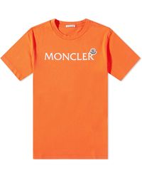 Moncler - Text Logo T-Shirt - Lyst