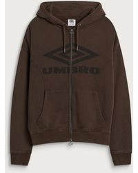 Umbro - Washed Zip Through Hoodie - Lyst