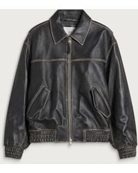 DUNST - Refined Leather Blouson - Lyst