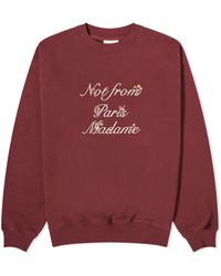 Drole de Monsieur - Presented By End. Embroidered Crew Sweat - Lyst