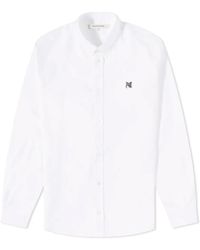 Maison Kitsuné - Bd Casual Shirt With Fox Head Patch - Lyst