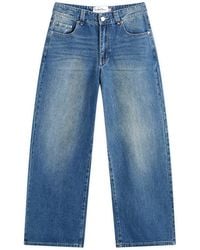 House Of Sunny - Low Rise Wide Leg Jeans - Lyst