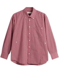 DUNST - Oversized Bd Checked Shirt - Lyst