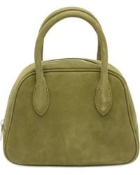 DUNST - Suede Boston Bag - Lyst