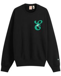 Champion - For E By End. Crew Sweatshirt 'Emerald' - Lyst