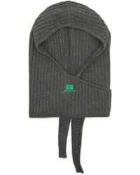 Ganni - Core Future Wool Knit Balaclava - Lyst