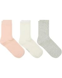 Skims - Textured Sock 3-Pack - Lyst