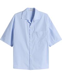 Jil Sander - Boxy Fit Short Sleeve Shirt - Lyst