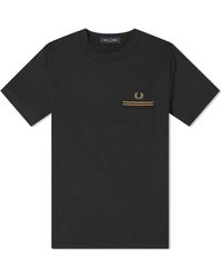 Fred Perry - Loopback Jersey Pocket T-Shirt - Lyst