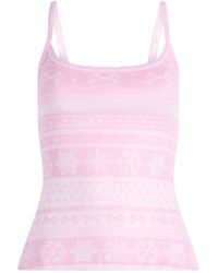 Skims - Plush Pointelle Cami Top - Lyst