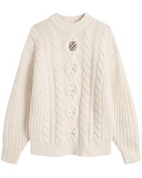 Drole de Monsieur - Drole De Monsieur Cable Knit Jumper - Lyst