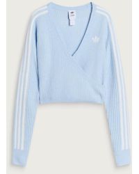adidas - X Jennie Knit Wrap Cardigan - Lyst