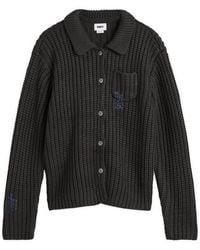 Obey - Julian Button Down Sweater - Lyst