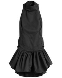 Tolu Coker - High Neck Backless Mini Dress - Lyst