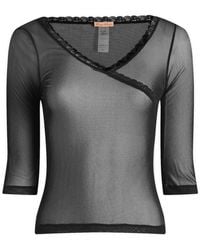 Fruity Booty - Mesh 3/4 Sleeve Top - Lyst