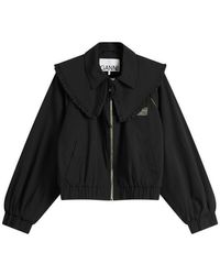 Ganni - Stretch Shell Jacket Presented By End - Lyst