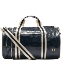 Fred Perry Classic Barrel Bag - Blue
