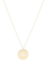 A.P.C. - Eloi Perforated Logo Necklace - Lyst