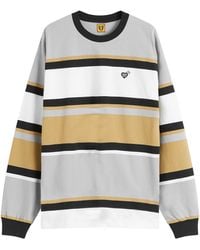 Human Made - Human Made Striped Logo Patch T-Shirt - Lyst