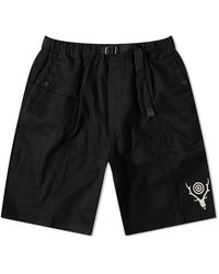 South2 West8 - Belted C.S. Twill Shorts - Lyst