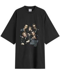 VETEMENTS Lucky T-Shirt Company グレーTシャツ I Got Lucky T-Shirt in Dark Grey Vetements
