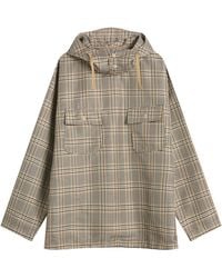 Engineered Garments - Plaid Polyester Cagoule Shirt - Lyst