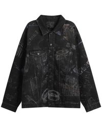 Balenciaga - Washed Crayon Oversized Jacket - Lyst