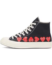COMME DES GARÇONS PLAY - X Converse Multi Heart High Sneaker - Lyst