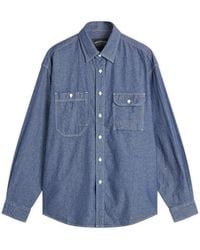 FRIZMWORKS - 1920S Chambray Work Shirt - Lyst